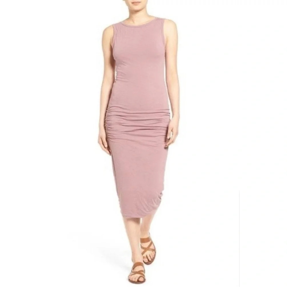 James Perse Pink Midi Dress